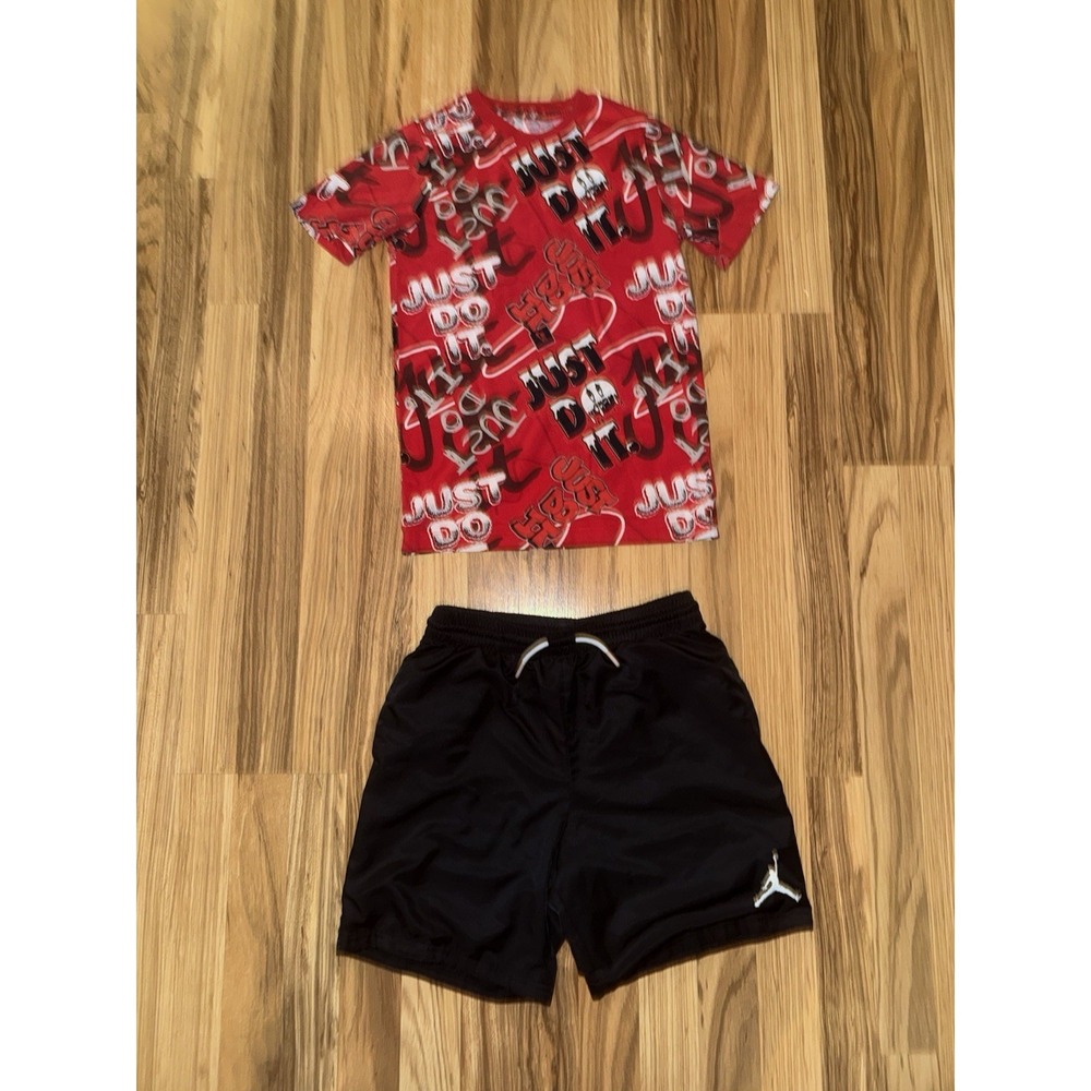 Nike Air Jordan Boys Sz M Medium 10/12 Outfit Shorts T-shirt lot